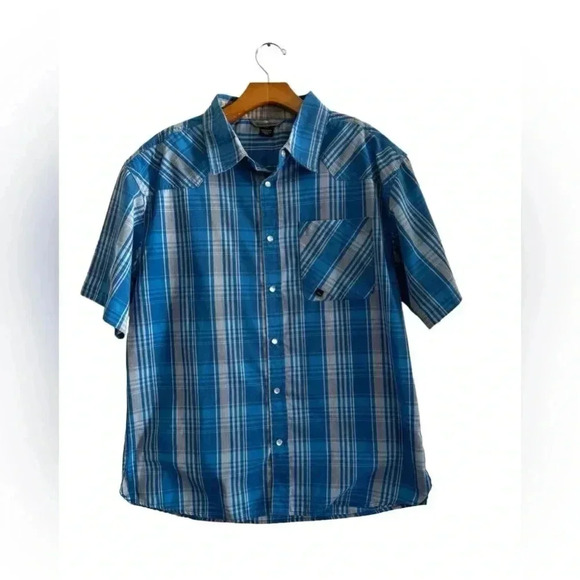 OUTDOOR RESEARCH Plaid ShortsSleeve Pearl Button Front Shirt Men's Set of 2 - Picture 8 of 14